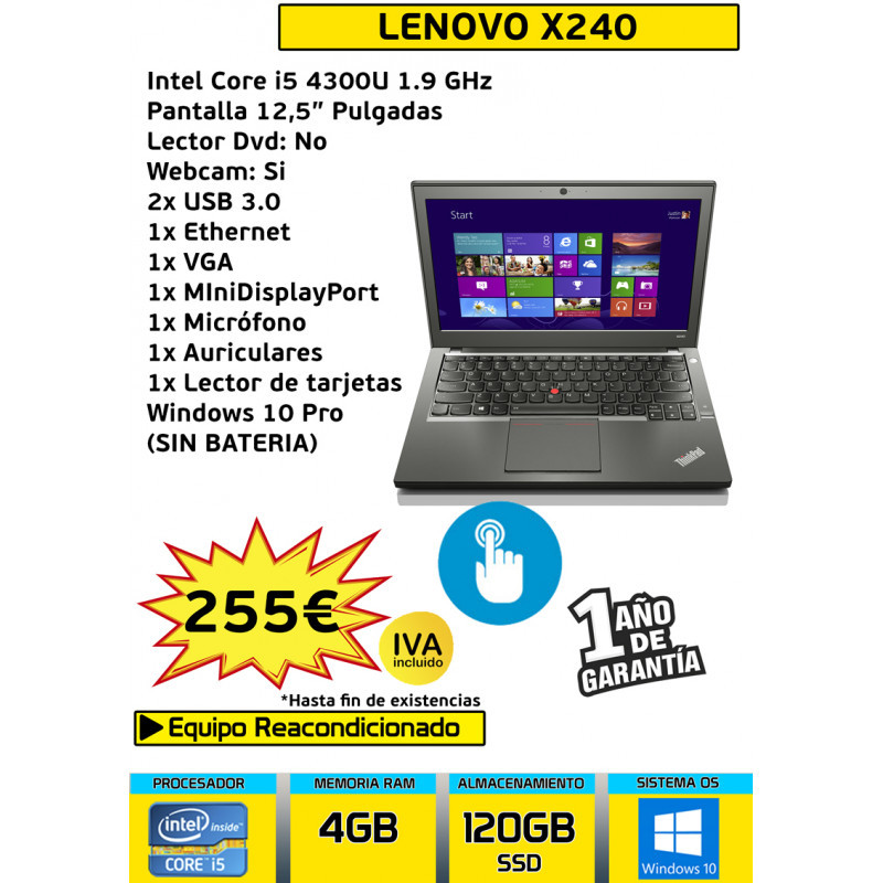 LENOVO X240 CORE I5