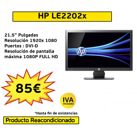 MONITOR HP LE2202x 21.5"