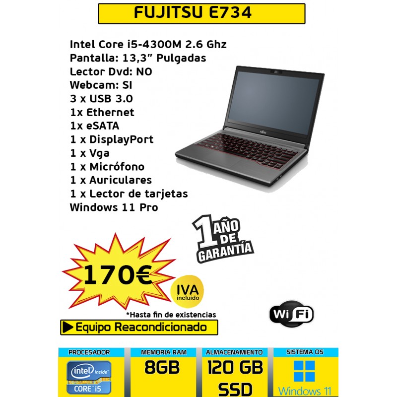 FUJITSU LIFEBOOK E734