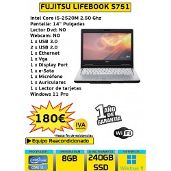 FUJITSU LIFEBOOK S751 CORE I5
