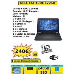 DELL LATITUDE E7250 CORE I5