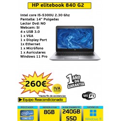 HP ELITEBOOK 840 G2 CORE I5