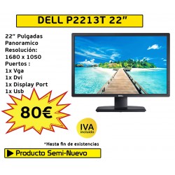 MONITOR DELL P2213T 22"