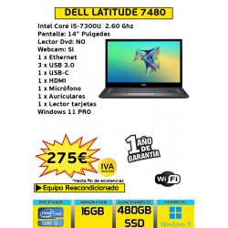 DELL LATITUDE 7480 CORE I5...