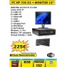 HP ELITEDESK 705 G3 SFF 16GB 480GB SSD EQUIPO COMPLETO