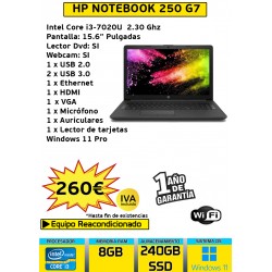HP NOTEBOOK 250 G7 CORE I3