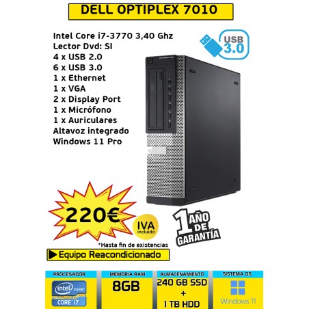 DELL OPTIPLEX 7010 CORE I7