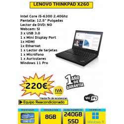 LENOVO THINKPAD X260 CORE...