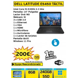 DELL LATITUDE E5450 TÁCTIL...