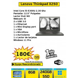 LENOVO THINKPAD X250 CORE...