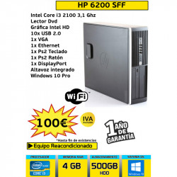 HP 6200 SFF CORE I3
