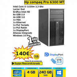 HP COMPAQ PRO 6300 MT CORE I3